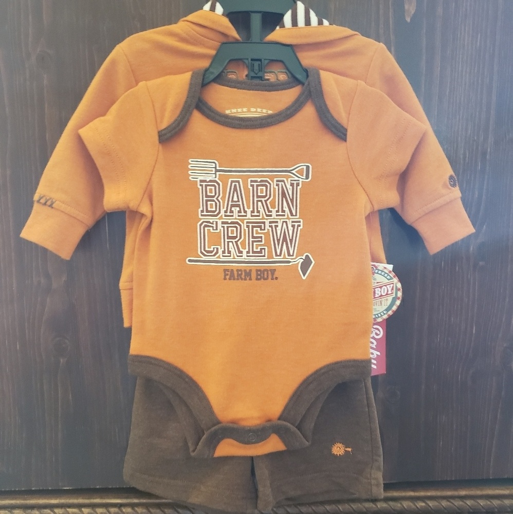 Farm boys matching set